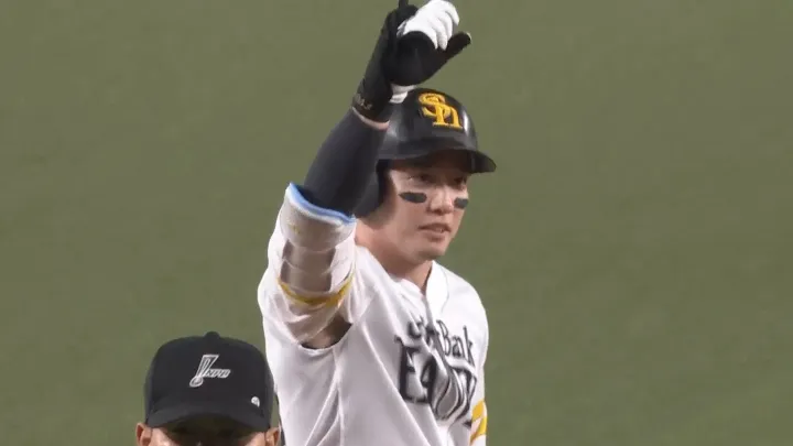 栗原陵矢が両リーグ最速でシーズン100打点到達！　球団では柳田悠岐以来8年ぶり