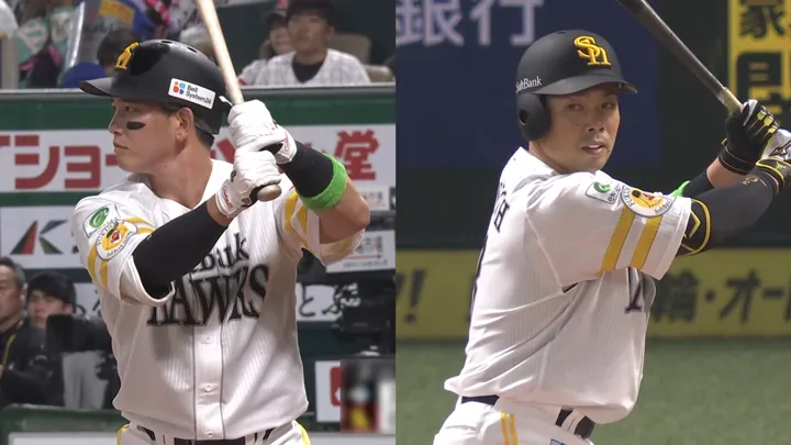 2本塁打で一時同点に！　栗原陵矢が1号2ラン、近藤健介が1号ソロ