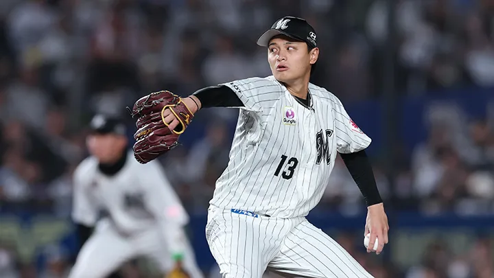 Chiba Lotte Marines pitcher Kaito Mori [Photo: Provided by the team]