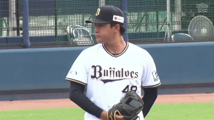 オリックスバファローズ ハイクオリティユニ 東松快征投手 ファーム】オリックス・東松快征が7回無失点！ 打線も16安打10